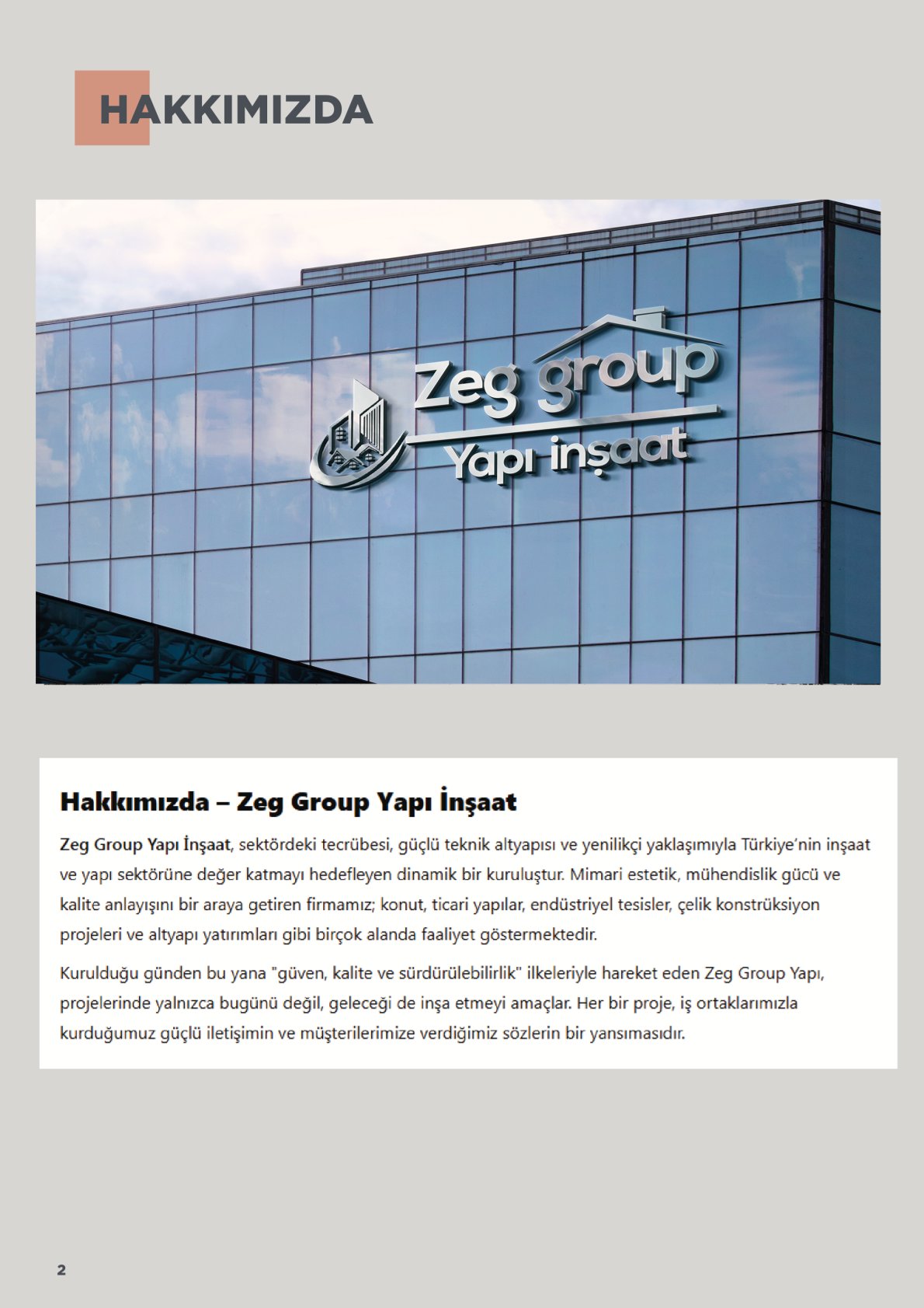 Kapı Koleksyonu Zeg Group Yapı